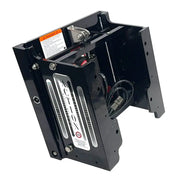Bobs Machine Made In USA Outboard Motor Jack Plate 100-108001P-PCGBLK-Nospn-NG - Black Action Series Pwd Coated