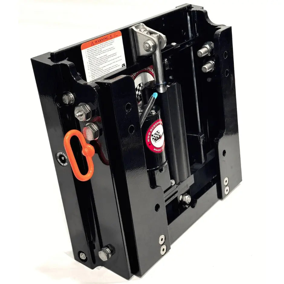 Bobs Machine No Spring Or Chains Outboard Motor Jack Plate 100-105102P-PCGBLK - Black Kick Back Jac