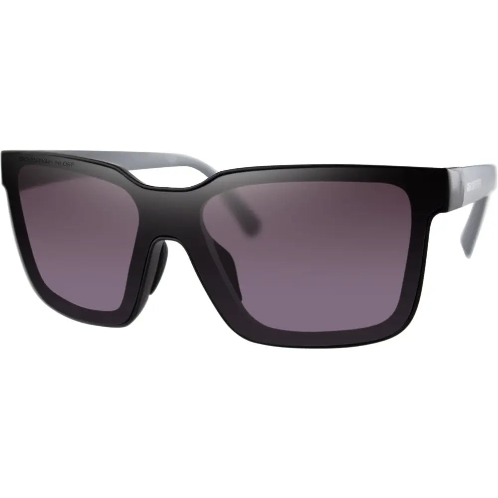 Bobster Boost Sunglasses Eyewear BBST001H - Matte Black Frame Silver Lens Mir
