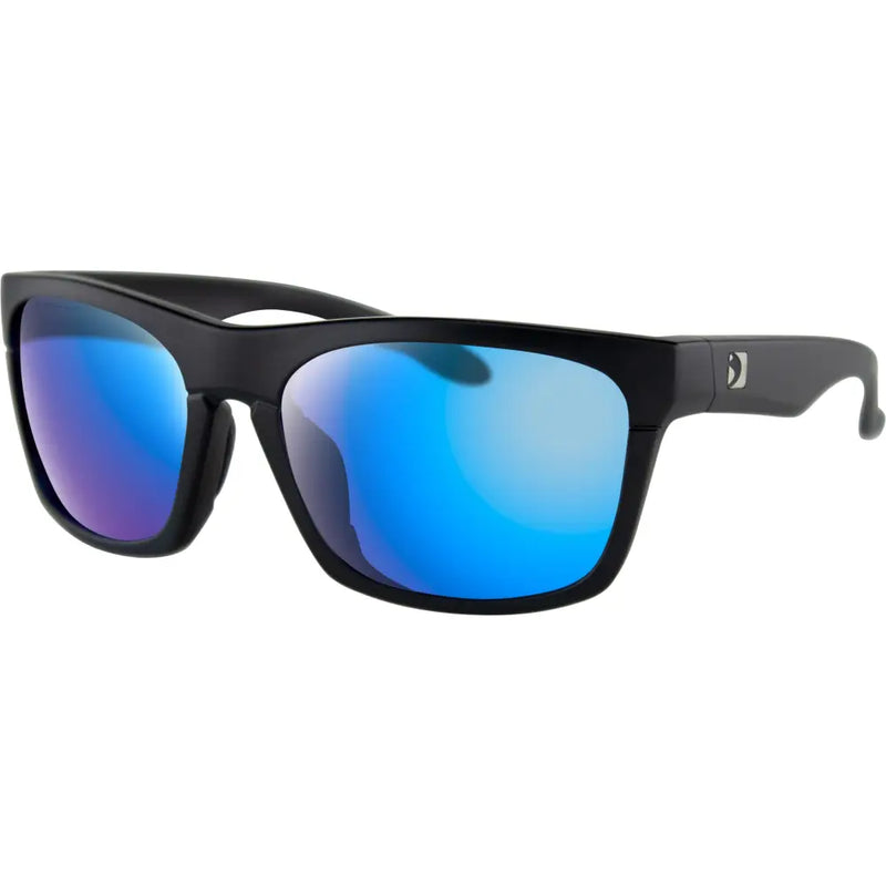 Bobster Route Sunglasses Eyewear Brou001H - Matte Black Frame Light Blue Lens