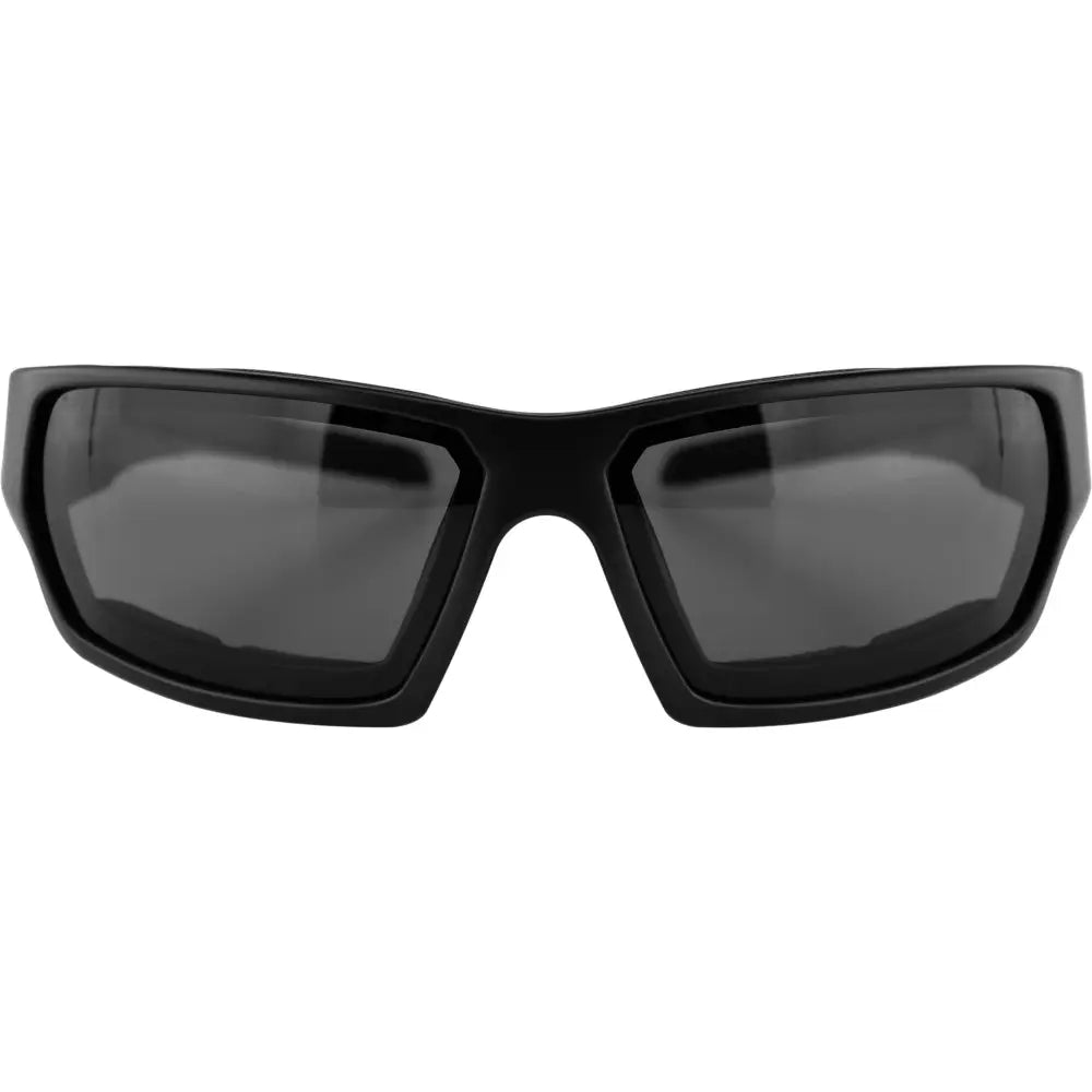 Bobster Tread Sunglasses Eyewear Btre001 - Matte Black Lens Smoked Removable Foam