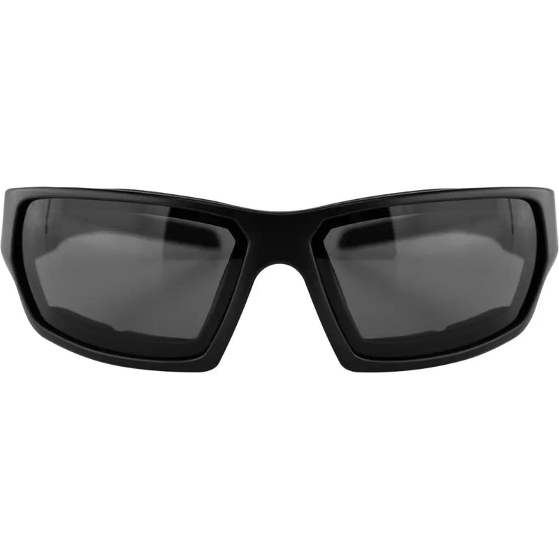 Bobster Tread Sunglasses Eyewear Btre001 - Matte Black Lens Smoked Removable Foam