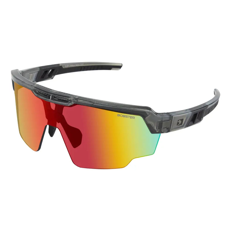Bobster Wheelie Cycling Sunglasses Eyewear Wheelie : Bwhe01 - Clear Frame Black Lens