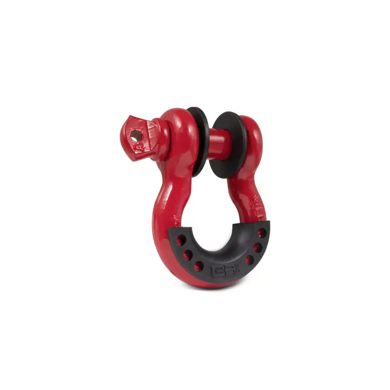 Body Armor 4x4 3204 Body Armor 4x4 3/4in Red D-Ring with Black Isolators Single