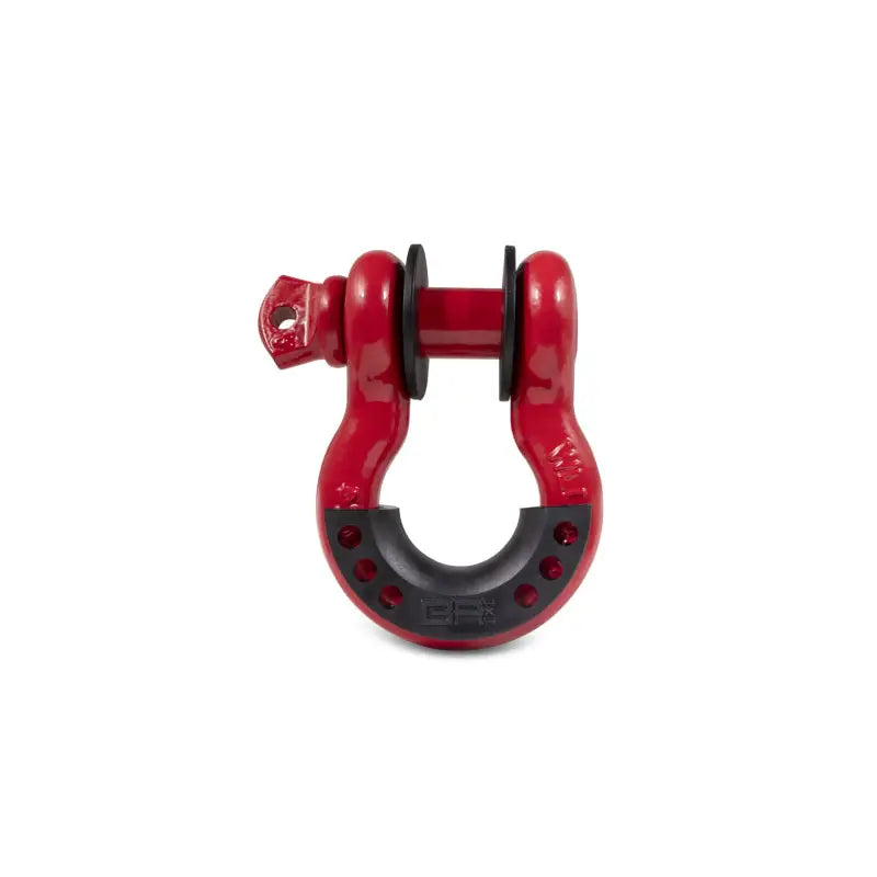 Body Armor 4x4 3204 Body Armor 4x4 3/4in Red D-Ring with Black Isolators Single