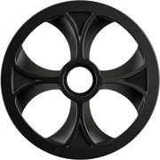 SLYDOG BOG100UNVSOLBLK Vortex Bogie Wheel 10" Black Alpha Wheel A/C