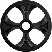 SLYDOG BOG100UNVSOLBLK Vortex Bogie Wheel 10" Black Alpha Wheel A/C