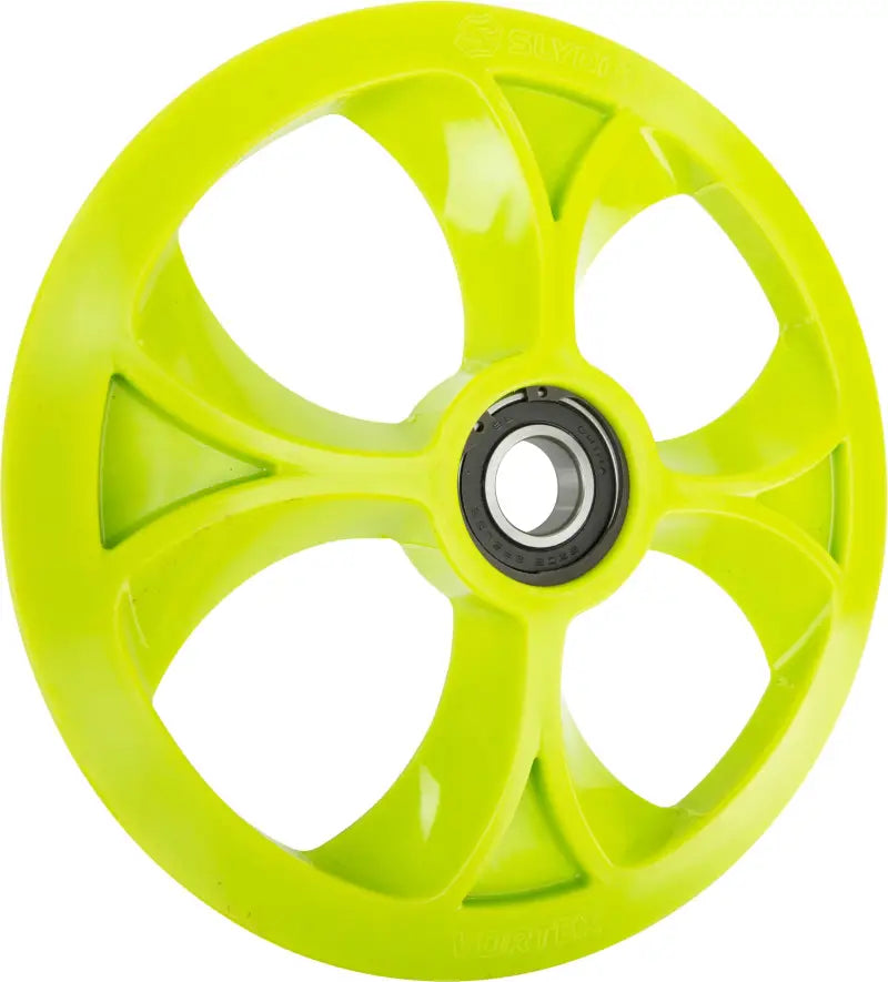 SLYDOG BOG100UNVSOLMAN Vortex Bogie Wheel 10" Green Alpha Wheel A/C