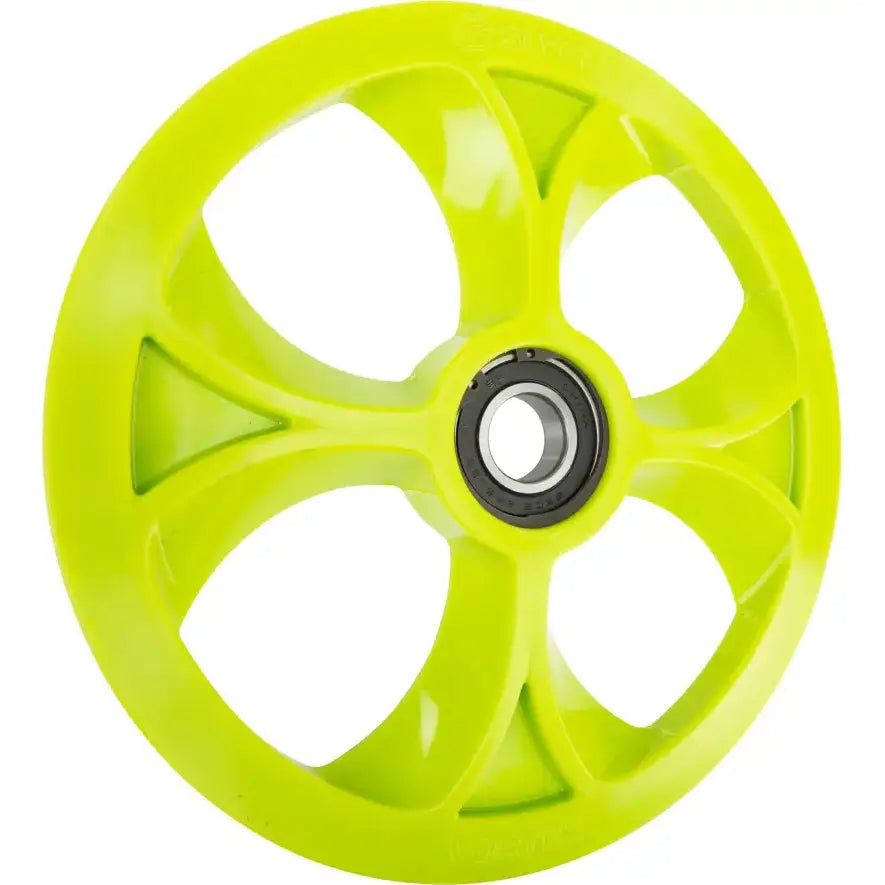 SLYDOG BOG100UNVSOLMAN Vortex Bogie Wheel 10" Green Alpha Wheel A/C