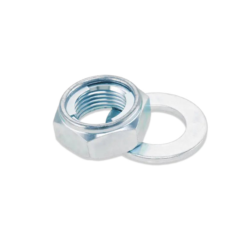 Silver lock nut and washer for Bolt AXN18 Locking Axle Nut 18Mm product