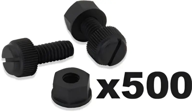 License Plate Bolts 500/Pk W/Nuts