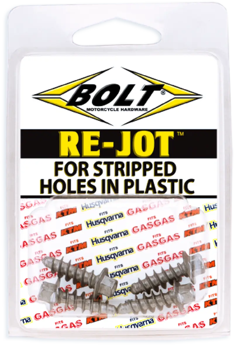 BOLT REJOT-620 Body Panel Screws for Stripped Holes in Plastics - BOLT