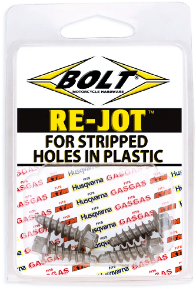 BOLT REJOT-620 Body Panel Screws for Stripped Holes in Plastics - BOLT