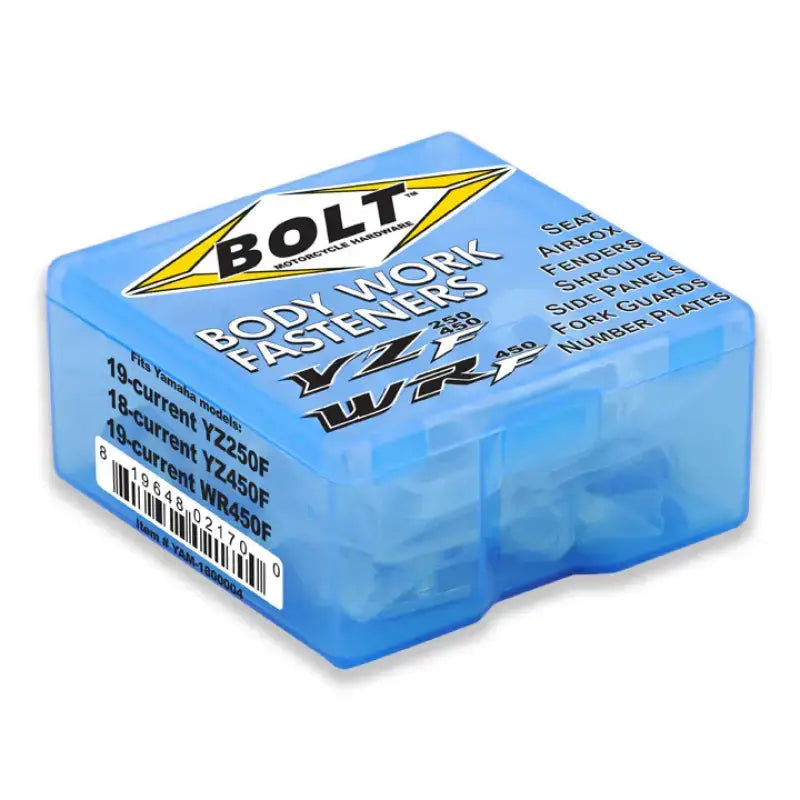Bolt YAM-2300024 Full Plastic Fastener Kit for motorcycle body work hardware