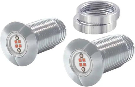 BAGGERNATION BOLTS-BRK-C Lightning Boltz Red Led Chrome