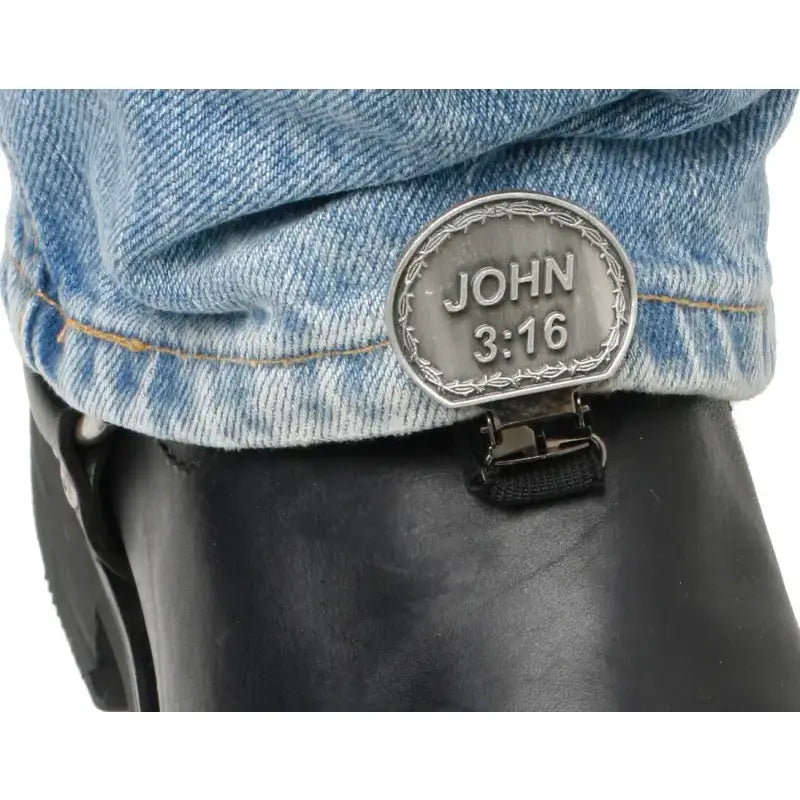 Clips For Stirrup/Strap Boots John 3:16 - RYDER CLIPS