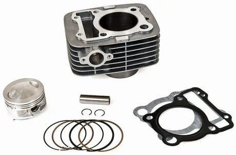 Motorcycle bore kit 170cc with engine cylinder, piston, rings, pin, clips, gaskets