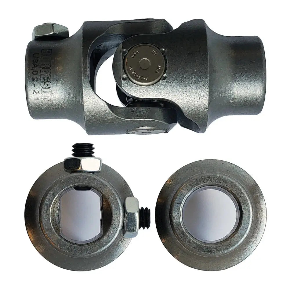 Borgeson 015064 Steel Steering Shaft Universal Joint