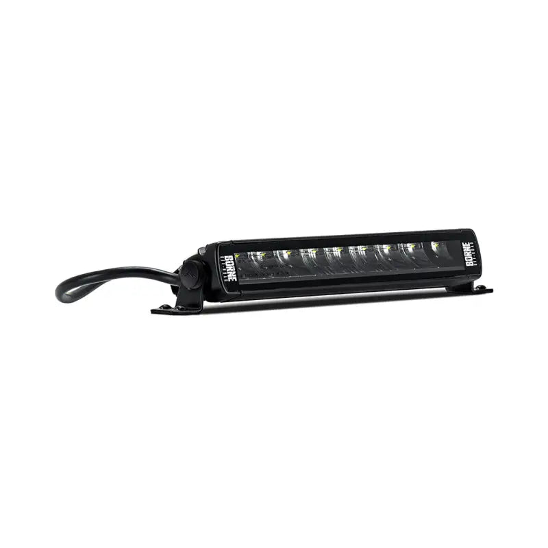 Black LED light bar single row straight 10in for Borne Off-Road vehicles
