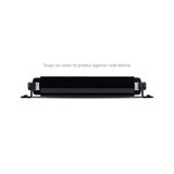 Black light bar with mounting brackets for Borne Off-Road Light Bar Single Row Straight 10in