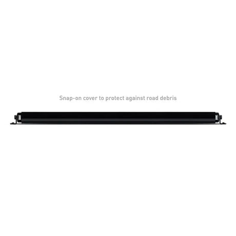 Black light bar with mounting brackets for Borne Off-Road Light Bar Single Row Straight 30in