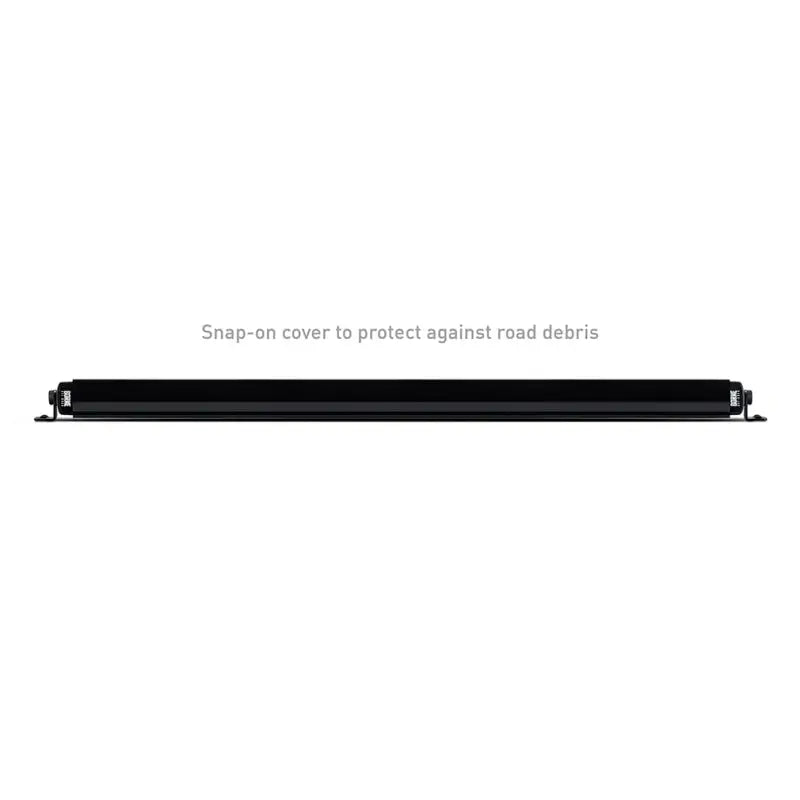 Black light bar with mounting brackets for Borne Off-Road Light Bar Single Row Straight 30in