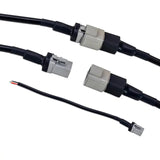 Electrical wire harness with connectors for Borne Off-Road Light Bar Single Row Straight 30in