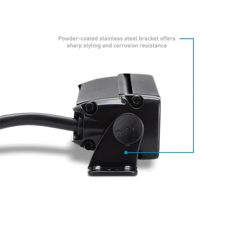 Black powder-coated light bar single row straight for Borne Off-Road 30in truck lighting