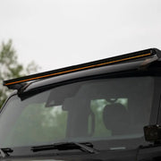 Black vehicle roof light bar single row straight for Borne Off-Road Light Bar Single Row Straight 40in