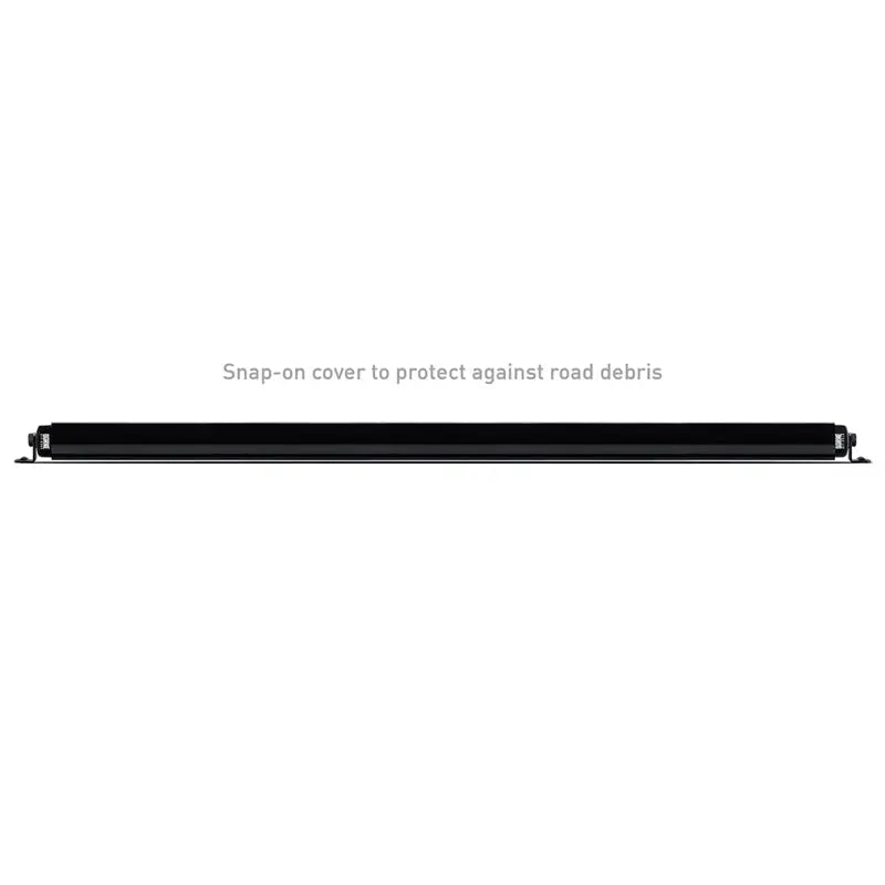 Black light bar single row straight with mounting brackets for Borne Off-Road Light Bar
