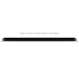 Black light bar single row straight with mounting brackets for Borne Off-Road Light Bar