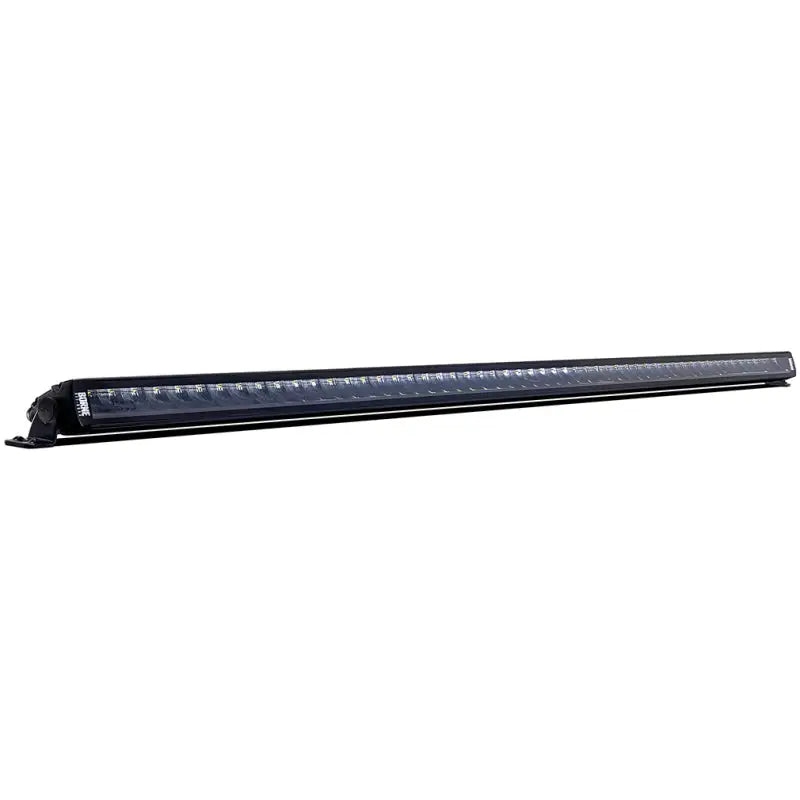 Long dark LED light bar single row straight for off-road adventures in Borne Off-Road Light Bar