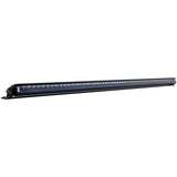 Long dark LED light bar single row straight for off-road adventures in Borne Off-Road Light Bar