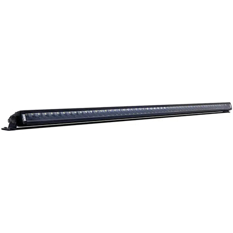 Long dark LED light bar single row straight for off-road adventures in Borne Off-Road Light Bar