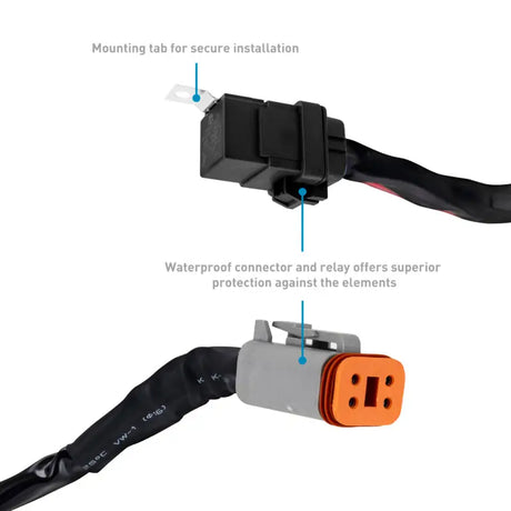 Borne Off-Road Light Bar Wire Harness For 10-20in - Lights
