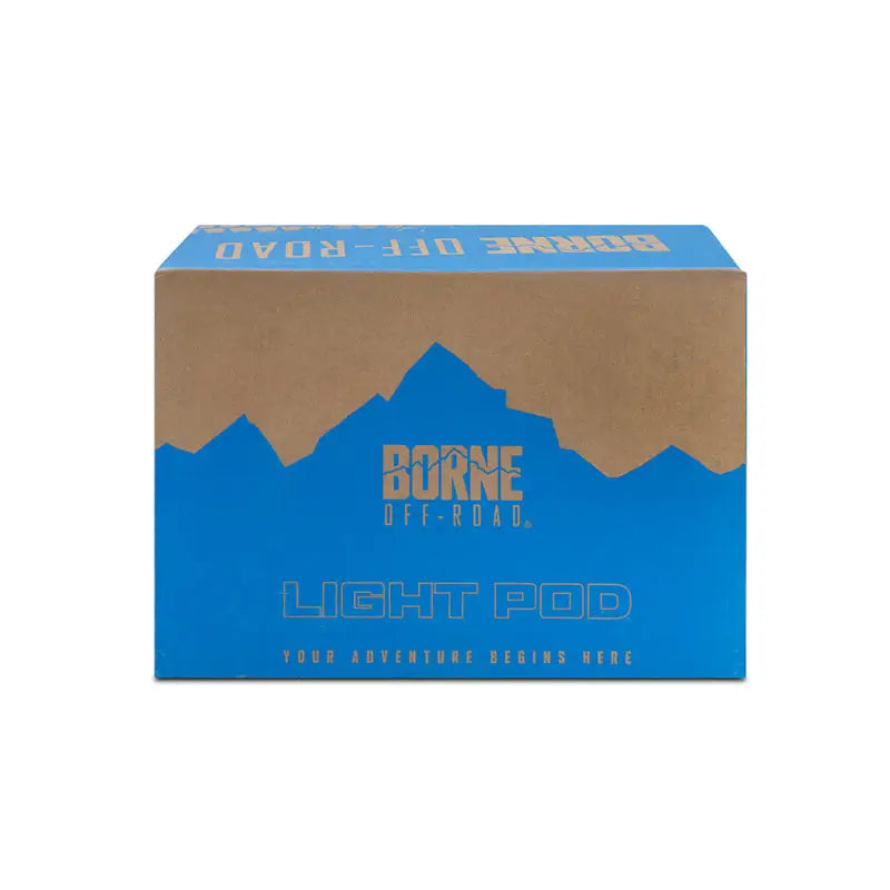 Blue and brown light pods box for Borne Off-Road Light Pods 3x3 Flood RV parts & accessories