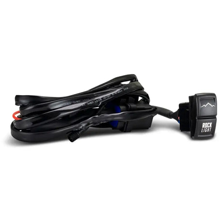 Black wire harness with rocker switch for rock light RV parts & accessories short harness
