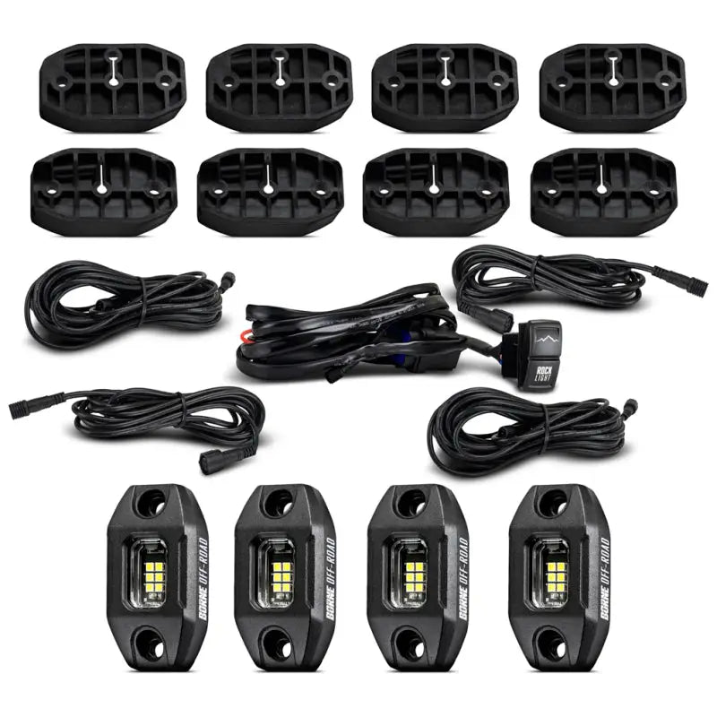 Rock light kit with short harness for RV parts & accessories from Borne Off-Road