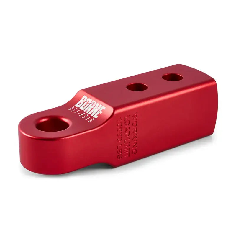 Borne Off-Road CNC Hitch Receiver Shackle 2in Red - Truck & Automotive