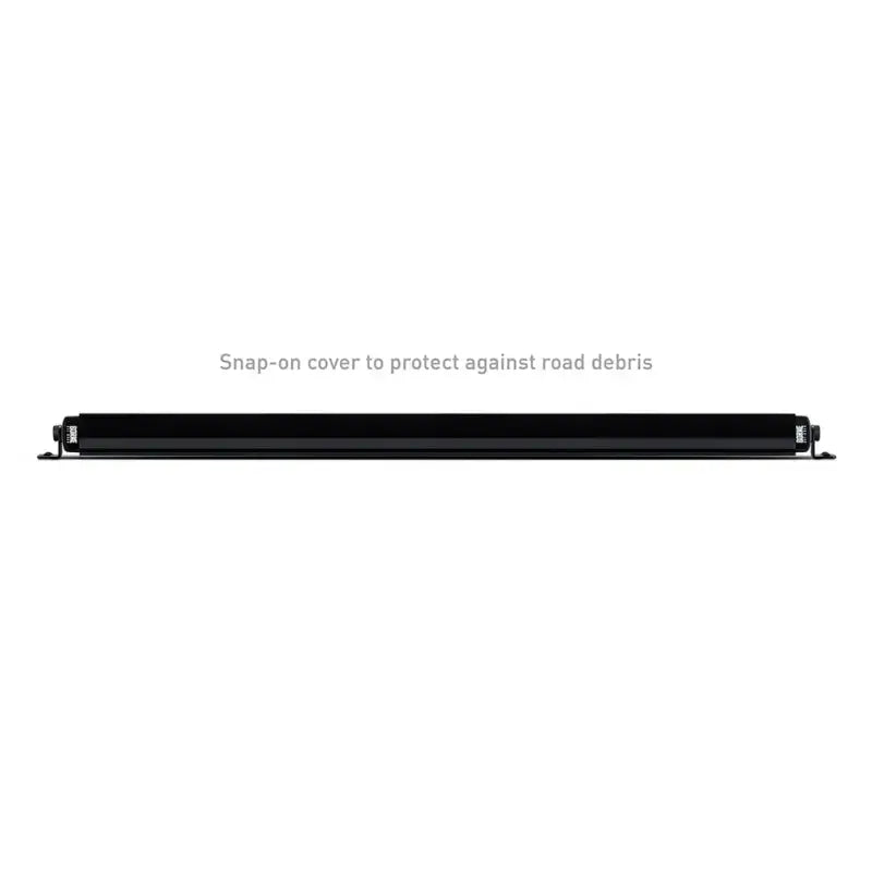 Black light bar with mounting brackets for Borne Off-Road Light Bar Single Row Straight 30in