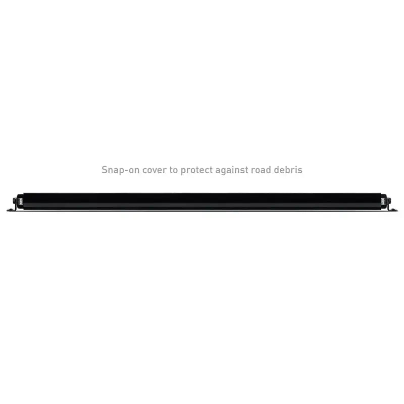 Black light bar single row straight with mounting brackets for Borne Off-Road Light Bar