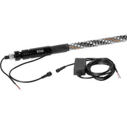 Black LED light whip with wiring and control box for Boss Audio Systems ATV whip
