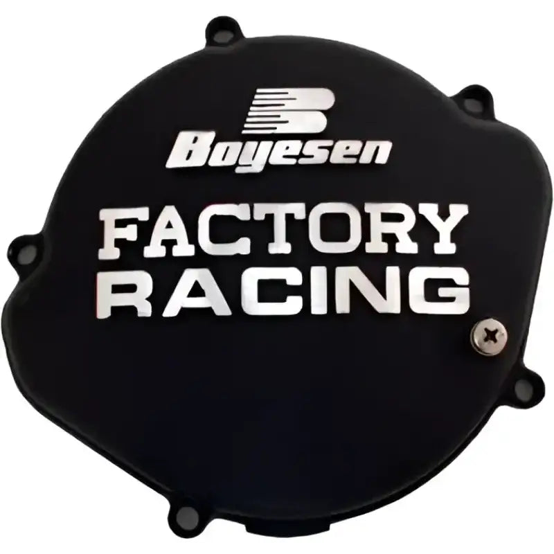 BOYESEN Factory Racing Clutch Cover Black for Powersports