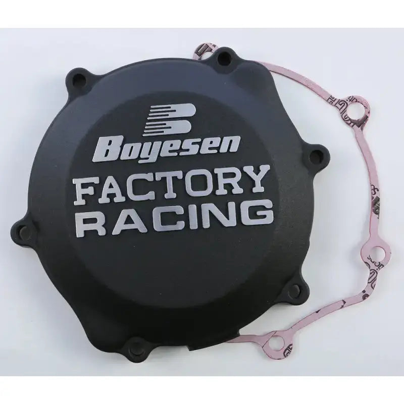 BOYESEN Factory Racing Clutch Cover Black for Powersports