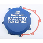 BOYESEN Factory Racing Clutch Cover Blue for Powersports