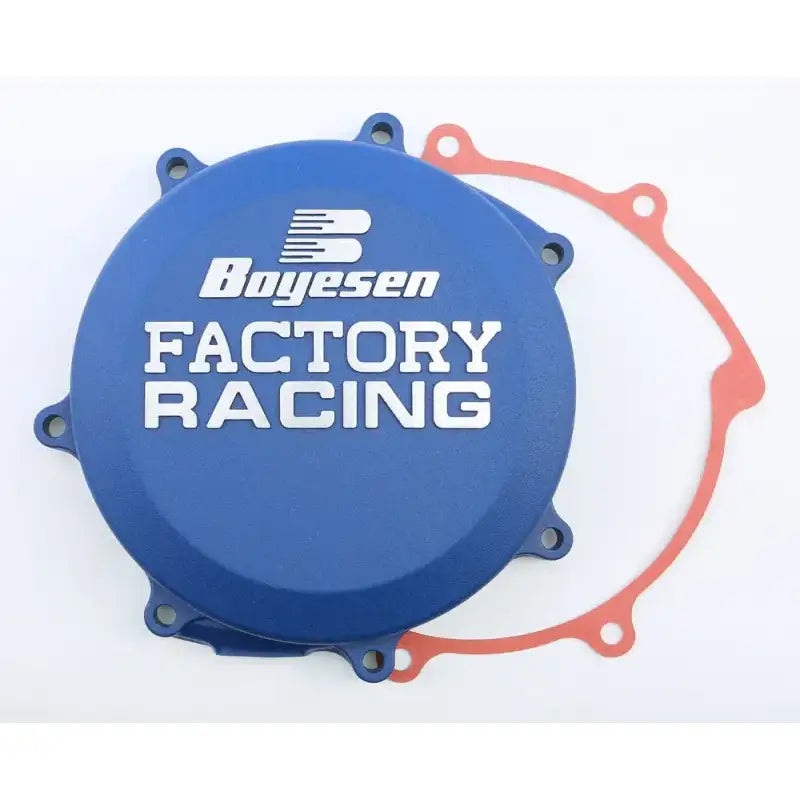BOYESEN Factory Racing Clutch Cover Blue for Powersports