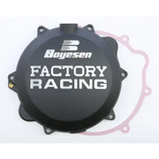 BOYESEN Factory Racing Clutch Cover Black for Powersports