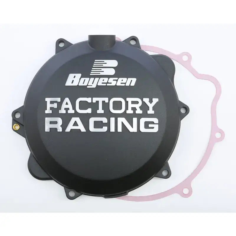 BOYESEN Factory Racing Clutch Cover Black for Powersports