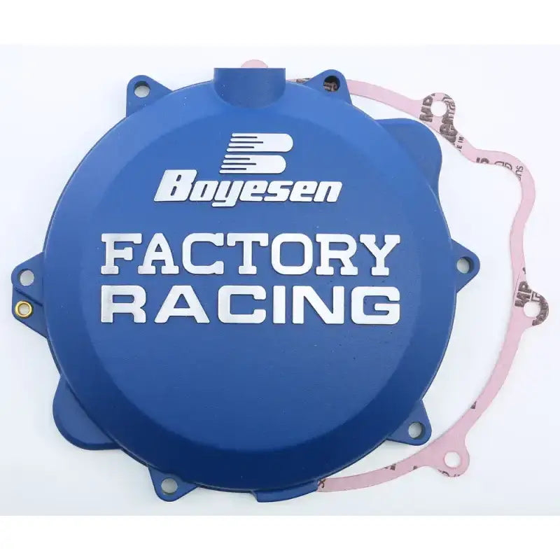 BOYESEN Factory Racing Clutch Cover Blue for Powersports