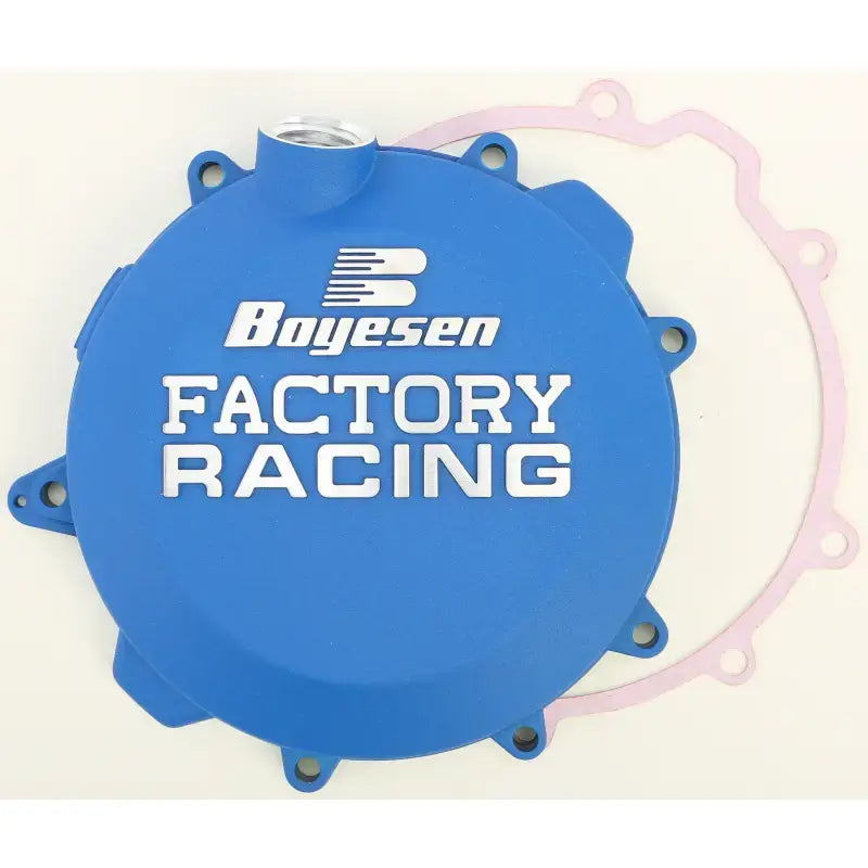 BOYESEN Factory Racing Clutch Cover Blue for Powersports